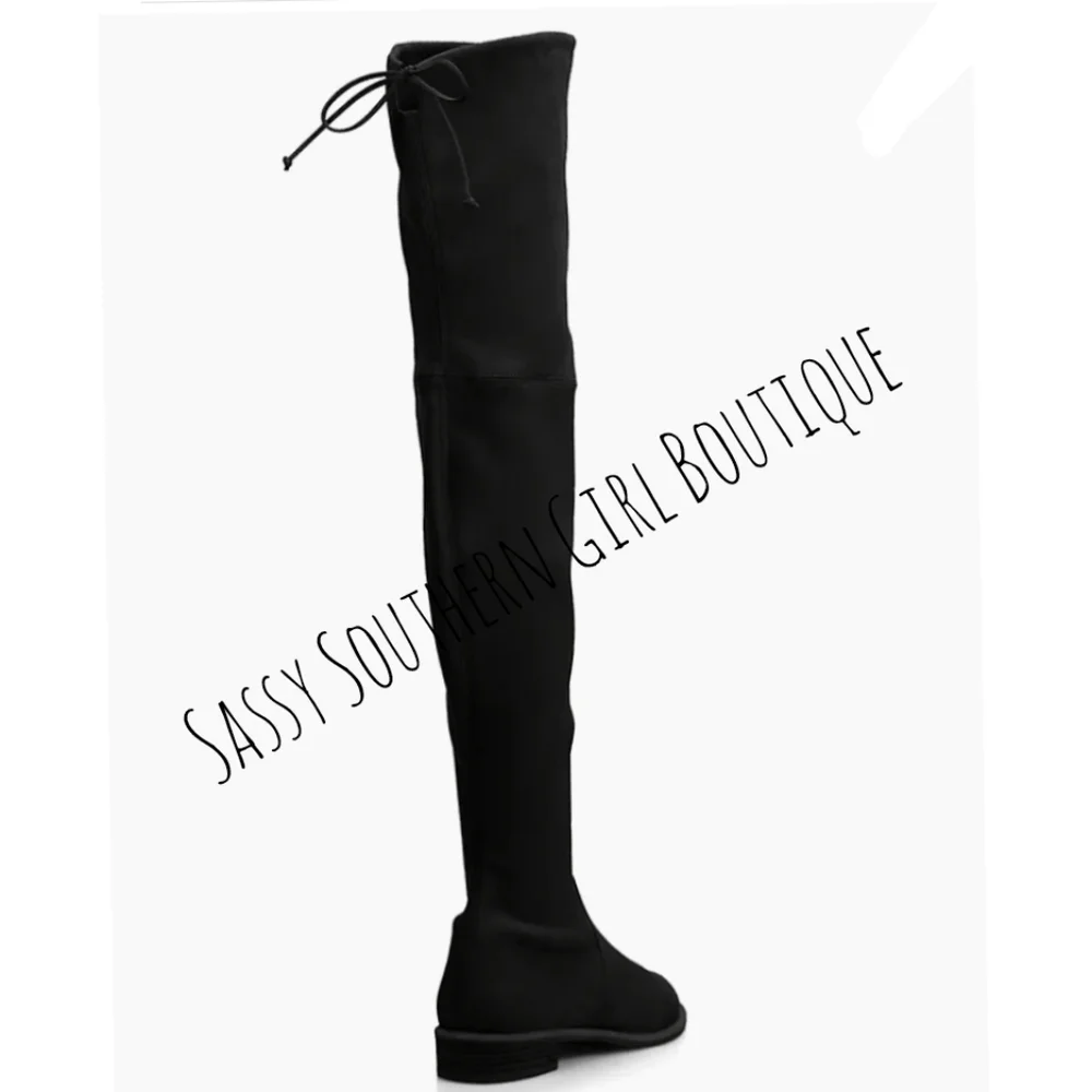 🆕⭐ STUART WEITZMAN Lowlands black suede boots